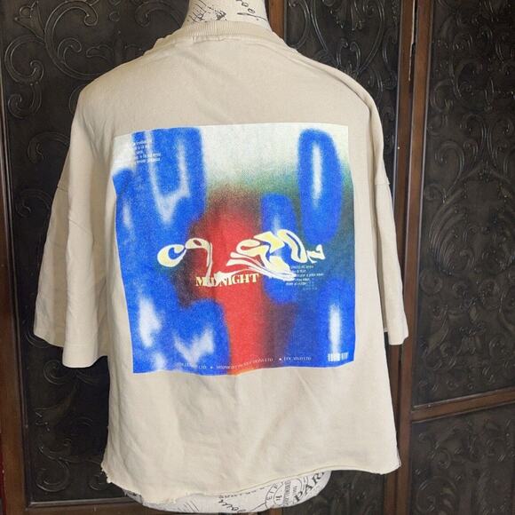 Collusion Cropped Graphic Tee Women's Shirt Sized M - Picture 3 of 5